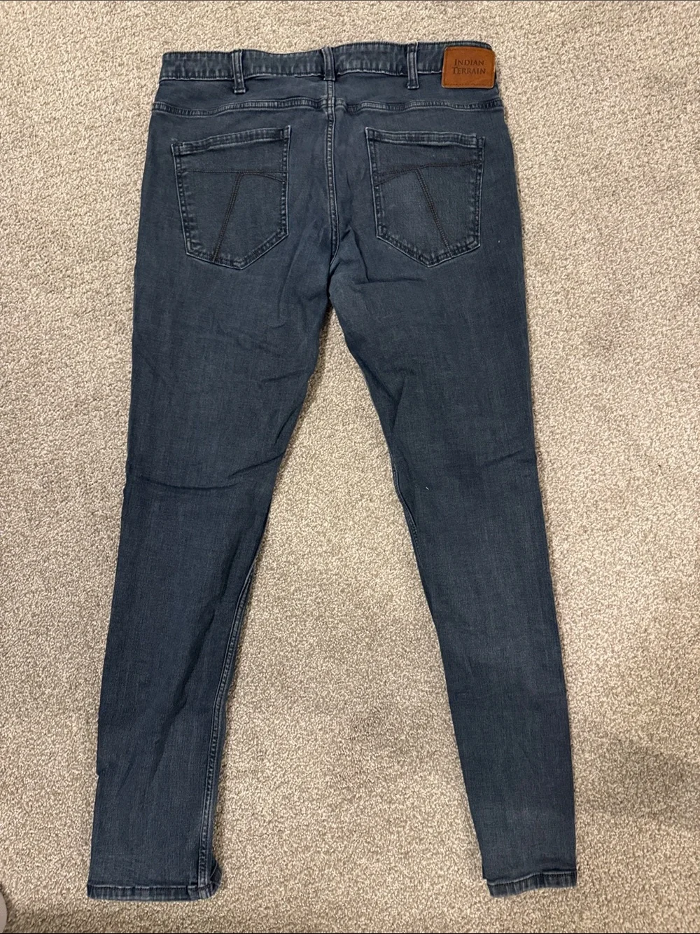 Indian Terrain Women's Dark Blue Skinny Jeans